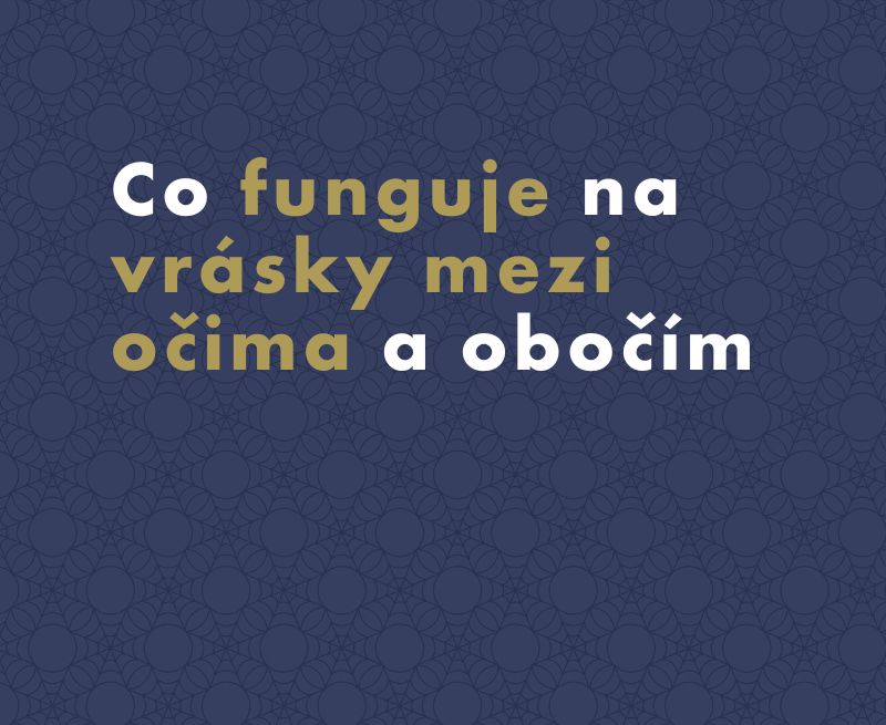 Co funguje na vrásky mezi očima a obočím