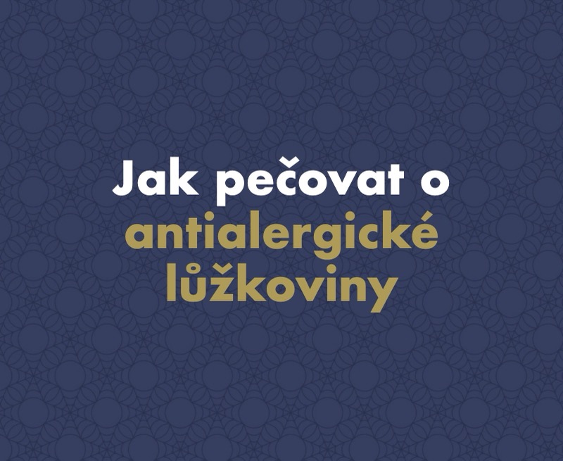 Jak správně pečovat o antialergické lůžkoviny s nanotkaninou