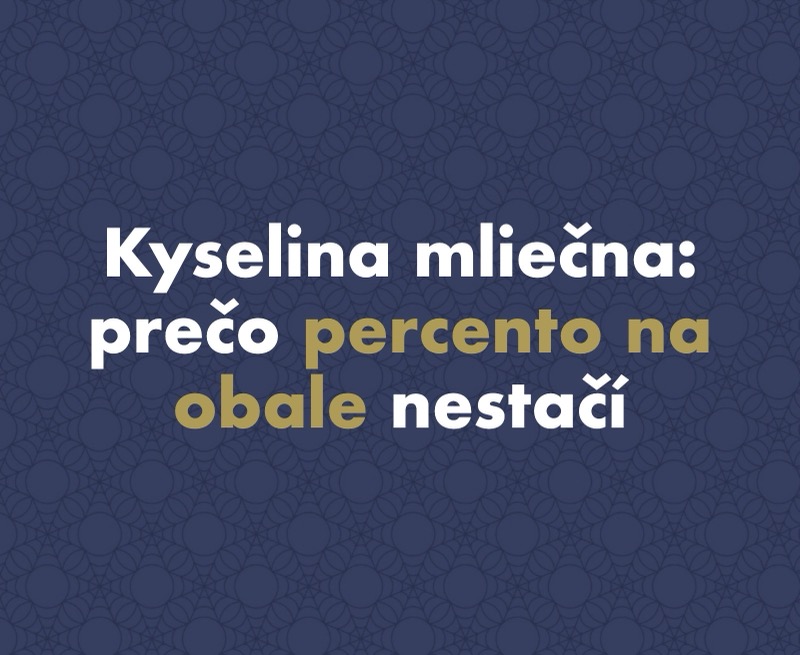 Kyselina mliečna na pleť: čo naozaj dokáže a prečo na obale nestačí čítať percentá