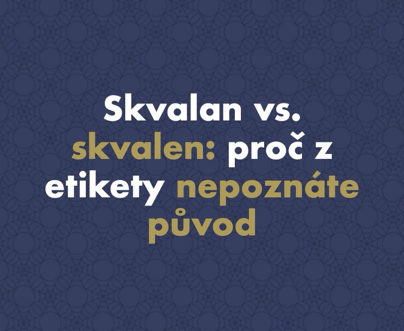 Skvalan: proč z etikety nepoznáte, jestli je z olivy nebo ze žraloka