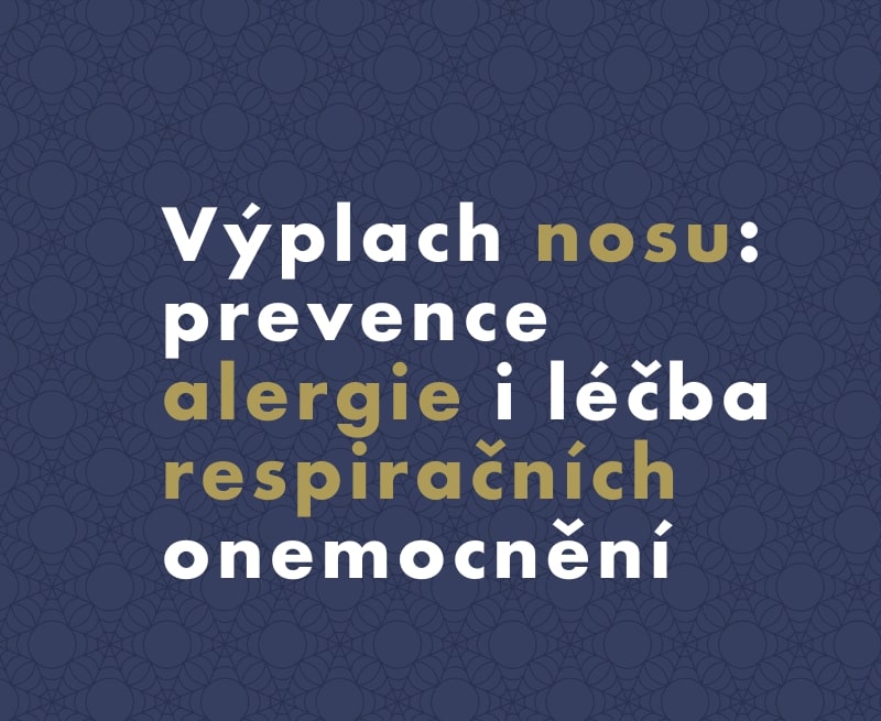 Výplach nosu: Jak správně proplachovat nos
