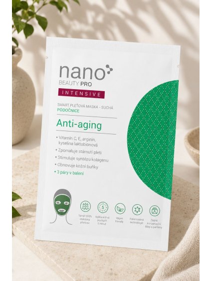 anti aging nanovlakenna maska nanobeauty intensive