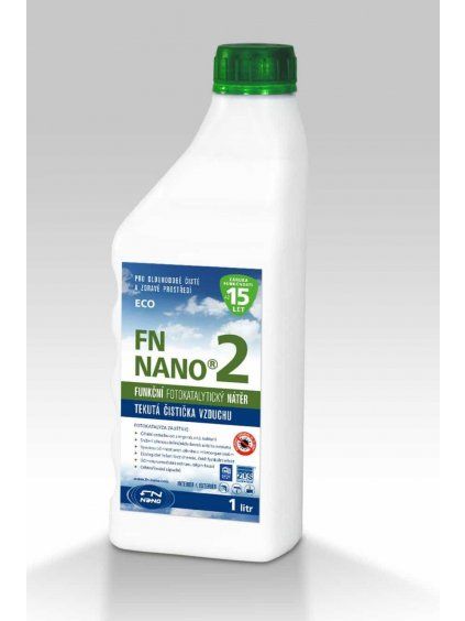 Fotokatalytický nátěr FN NANO®2 venkovní i vnitřní použití (Objem 1 litr)